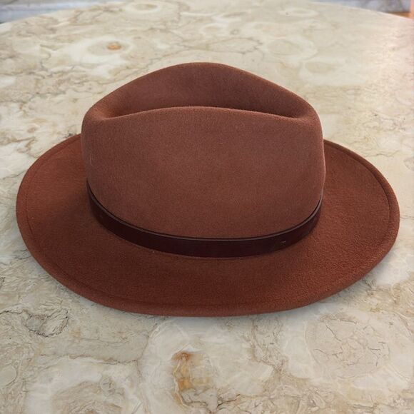 Brixton Messer Fedora 100% Wool Size Small - Picture 6 of 13